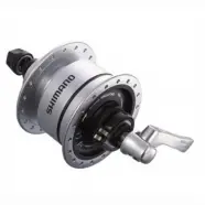 Dynamonav Dh 3d72 3w 36h Sølv, Centerlock   Cykelnav fra Shimano