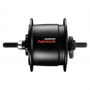 Dynamonav Dh C6000 2,4w 36h Sort, Møtrik, Rullebremse   Cykelnav fra Shimano