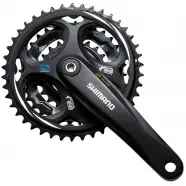 Kranksæt 7 8sp Trippel 170mm Sort, 42 32 22t 170mm, 8 Sp   Kranksæt fra Shimano
