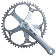 Kranksæt Track Dura Ace 7710 Sølv, 165mm   Kranksæt fra Shimano