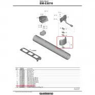 Lower Case Assy Bm E8016   Cykelreservedele fra Shimano