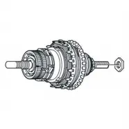 Navindsats Sg 3c41 178mm Nonturn Skive Venstre   Cykelreservedele fra Shimano