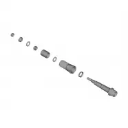 Pedal Axle Assembly Left Pd R8000   Cykelreservedele fra Shimano