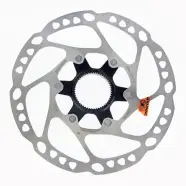 Rotor 160mm Center Lock Int. Sm Rt64 W Lring & Magnet   Cykel Bremseskive fra Shimano