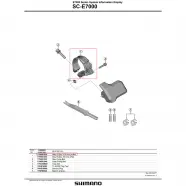 Stay A (dia 31.8 Mm) W Nut Sc E7000   Cykelreservedele fra Shimano