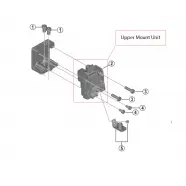 Upper Mount Unit Bm E8031   Cykelreservedele fra Shimano