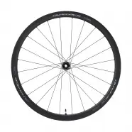Wheel Front R9270 C36 Carb Tubular Disc Br Ethru   Cykelhjul fra Shimano