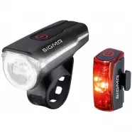 Sigma Lygtesæt Aura 60 & Infinity   Cykellygte fra Sigma Sport