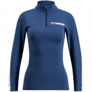 Roadline Nts Half Zip Baselayer Top W   Lake Blue Bright White   Str. L   Undertrøje fra Swix