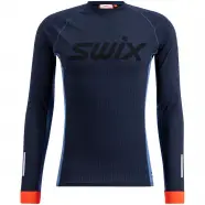 Roadline Racex Long Sleeve M   Dark Navy Lake Blue   Str. S   Undertrøje fra Swix