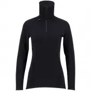 Comfort 200 Turtle Neck W Zip Ws   Black Black   Str. M   Undertrøje fra Ulvang