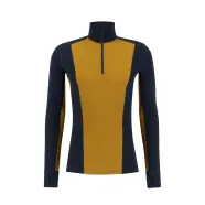 Peak Map Half Zip Baselayer Mens   Navy Blue Cathay Spice   Str. L   Undertrøje fra Ulvang