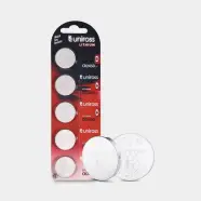 Lithium Button Cr2450 3v   5 Stk. fra Uniross