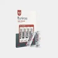 Max Power Alkaline Aa 1,5v   4 Stk.   Batteri fra Uniross