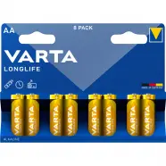 Longlife Aa 8 Pack (b)   Batteri fra Varta