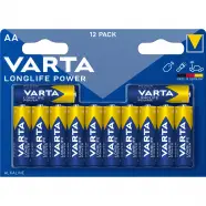 Longlife Power Aa 12 Pack   Batteri fra Varta