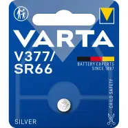 V377 Sr66 Silver Coin 1 Pack (b)   Batteri fra Varta