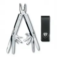 Swisstool In Leather Pouch W   Multitool fra Victorinox
