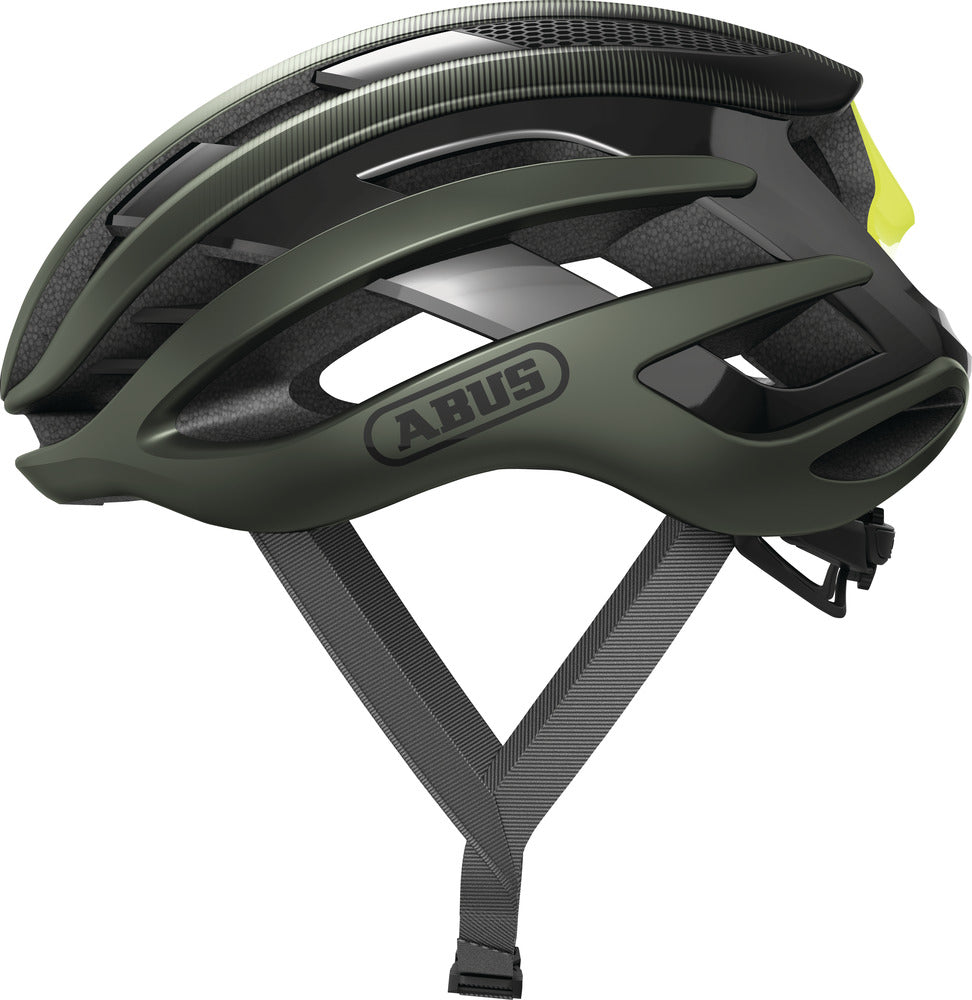Airbreaker Olive Green Cykelhjelm   M fra Abus