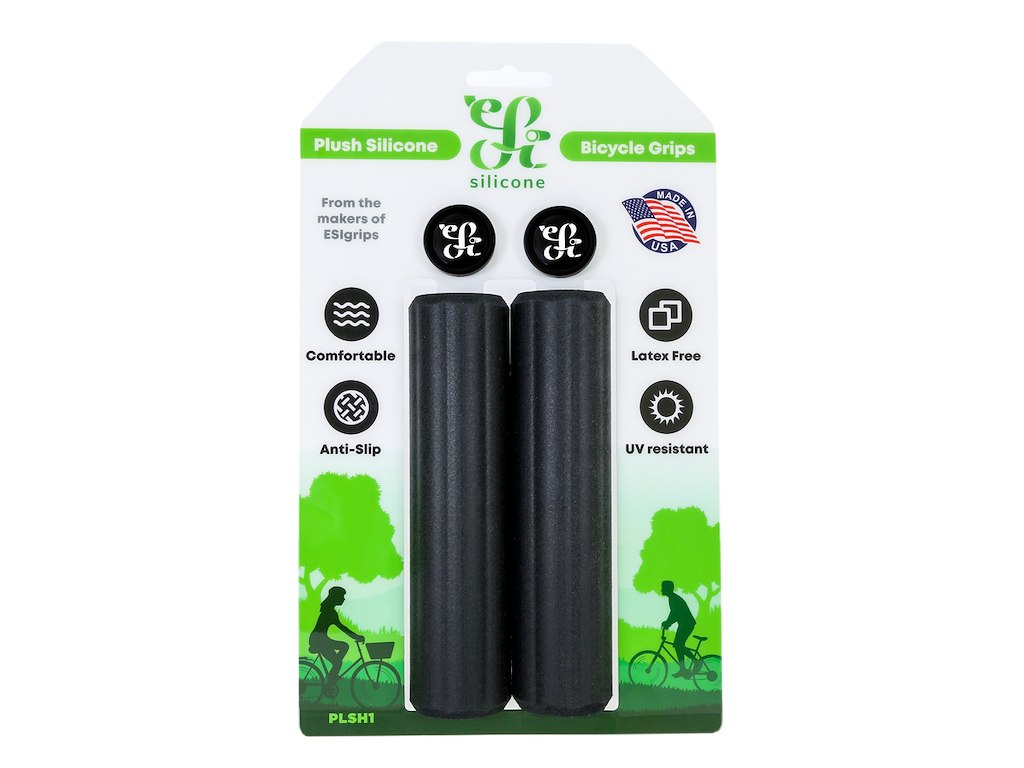 Esi Silicone Plush Håndtag   Sort fra Esi Grips