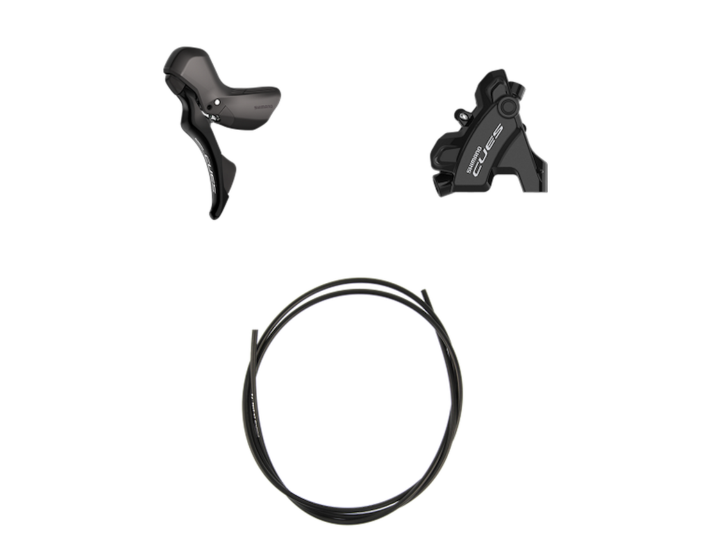 Cues Skifte  Og Bremsegreb Sæt Front Model St U4030(l), Br U6030(f) Til Hydrauliske Skivebre fra Shimano