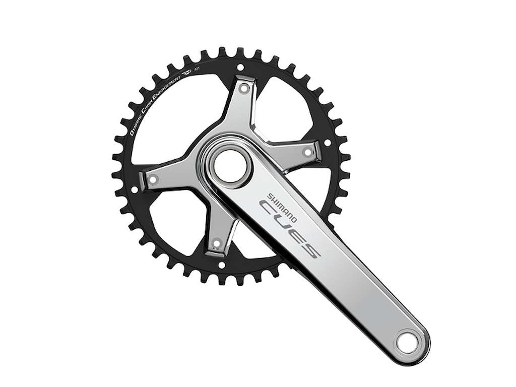 Cues Kranksæt 9 10 11 Gear Ps Fc U6030 1 40 Tands   175mm Pedalarme   Uden Kædeskærm fra Shimano