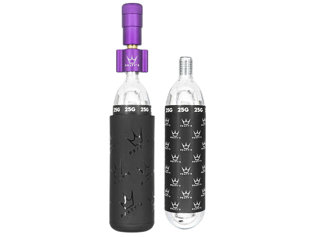 Peatys Holeshot Co2 Pumpe Violet 16g fra Peaty's