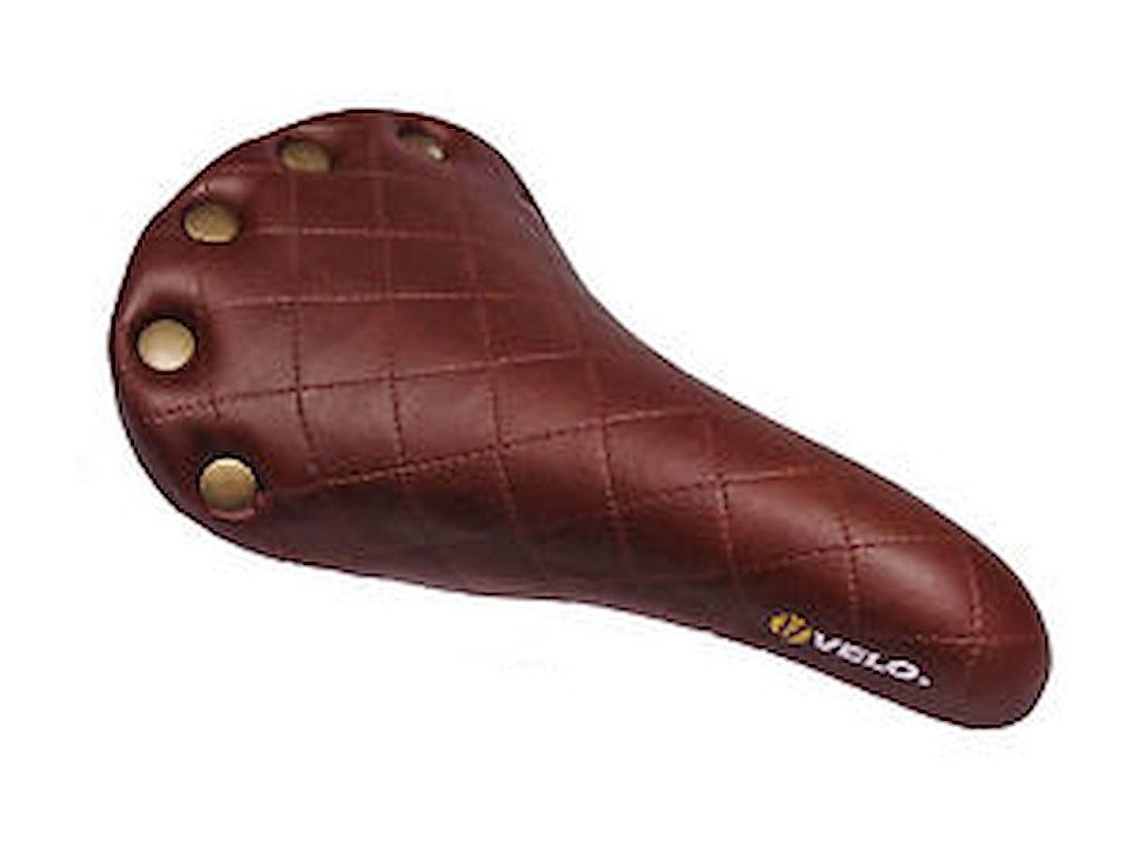 Plush Sadel Vintage Brun fra Velo