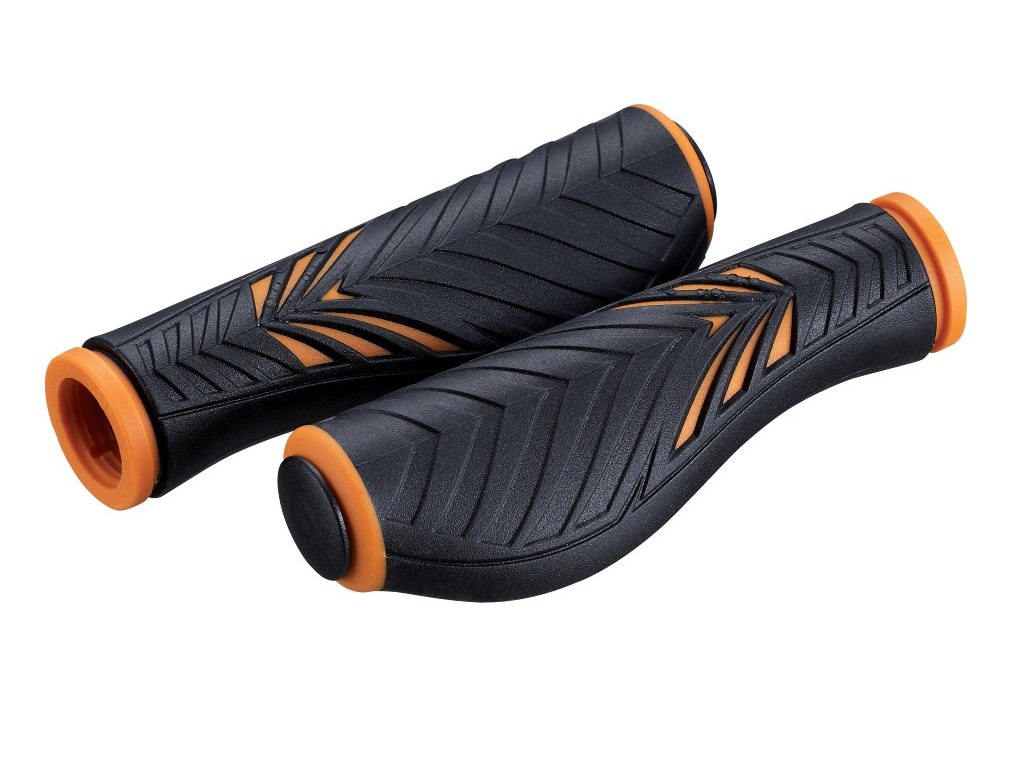 Håndtag Sæt Orange Sort Med Gel fra Bike Attitude