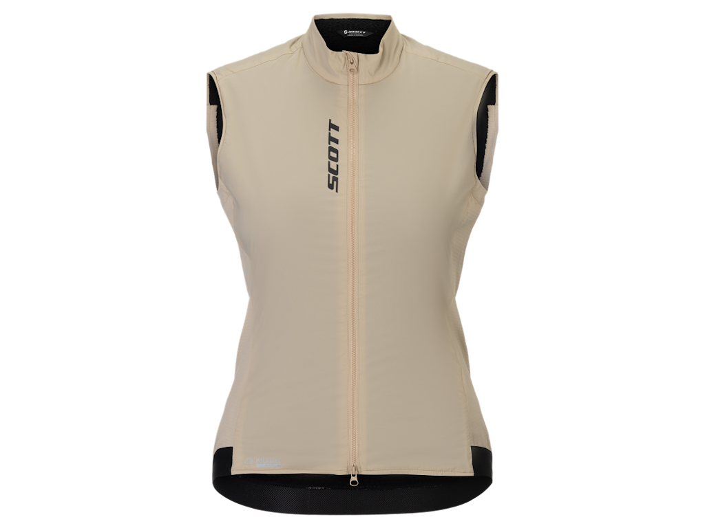 Pro Warm Alpha   Cykelvest   Dame   Portobello Beige   Str. Xl fra Scott