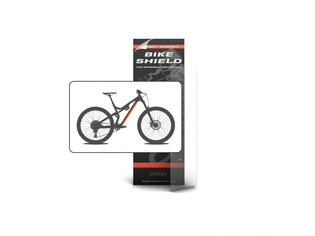 Bikeshield Skrårørsbeskyttelse Medium Blank fra Sportscover