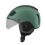 Hjelm Nova Kineticore Matte Green Emerald M+led+wkt   Cykelhjelm fra Lazer