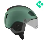 Hjelm Nova Kineticore Matte Green Emerald S+led+wkt   Cykelhjelm fra Lazer